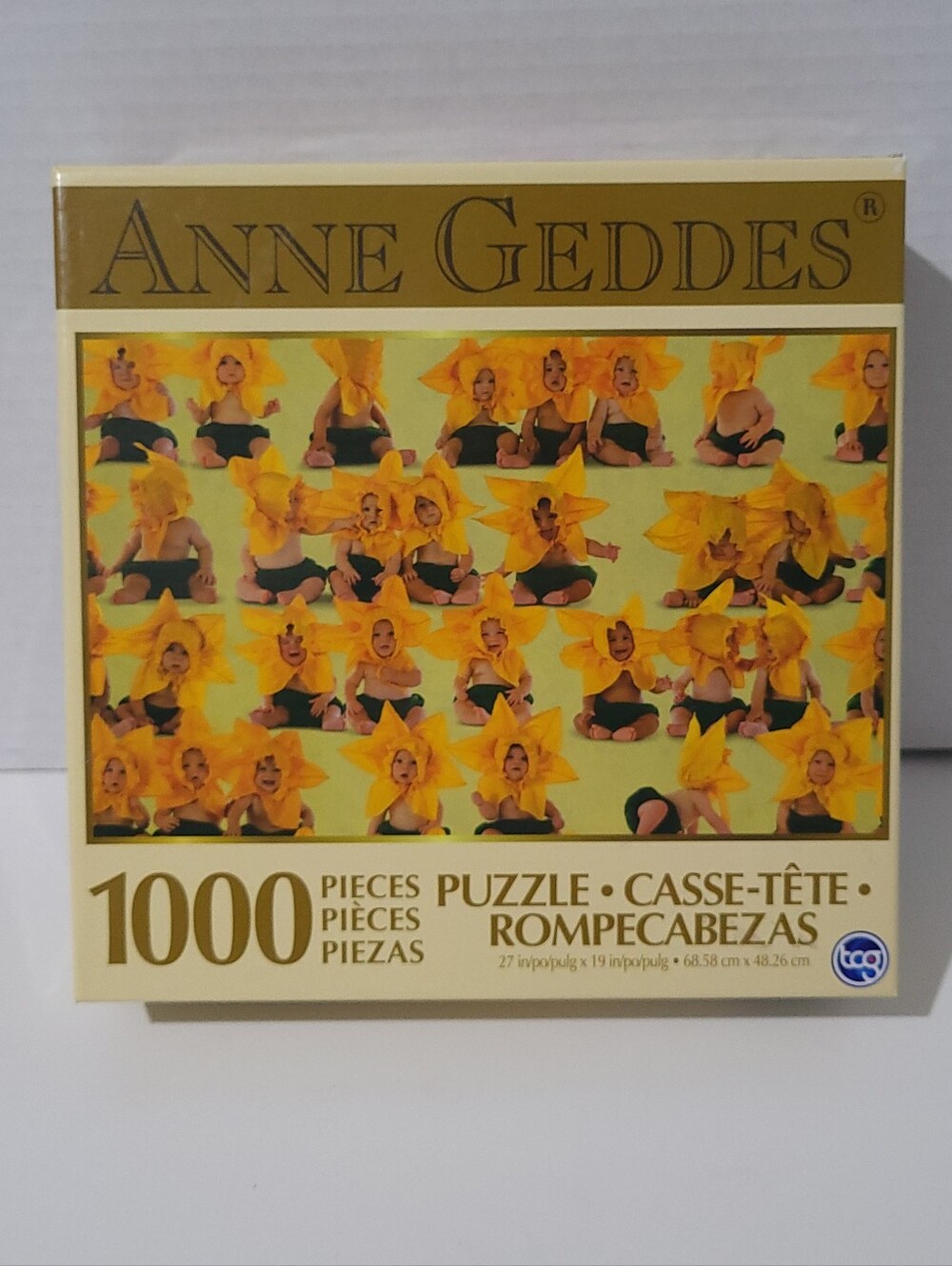 Anne Geddes 1000pc Puzzle Sunflower Babies